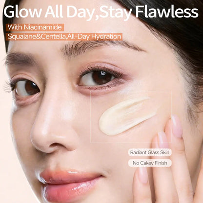 MISS SEASON Glow Velvet Priming Moisture Cream - Pore Blurring & Makeup Gripping Primer